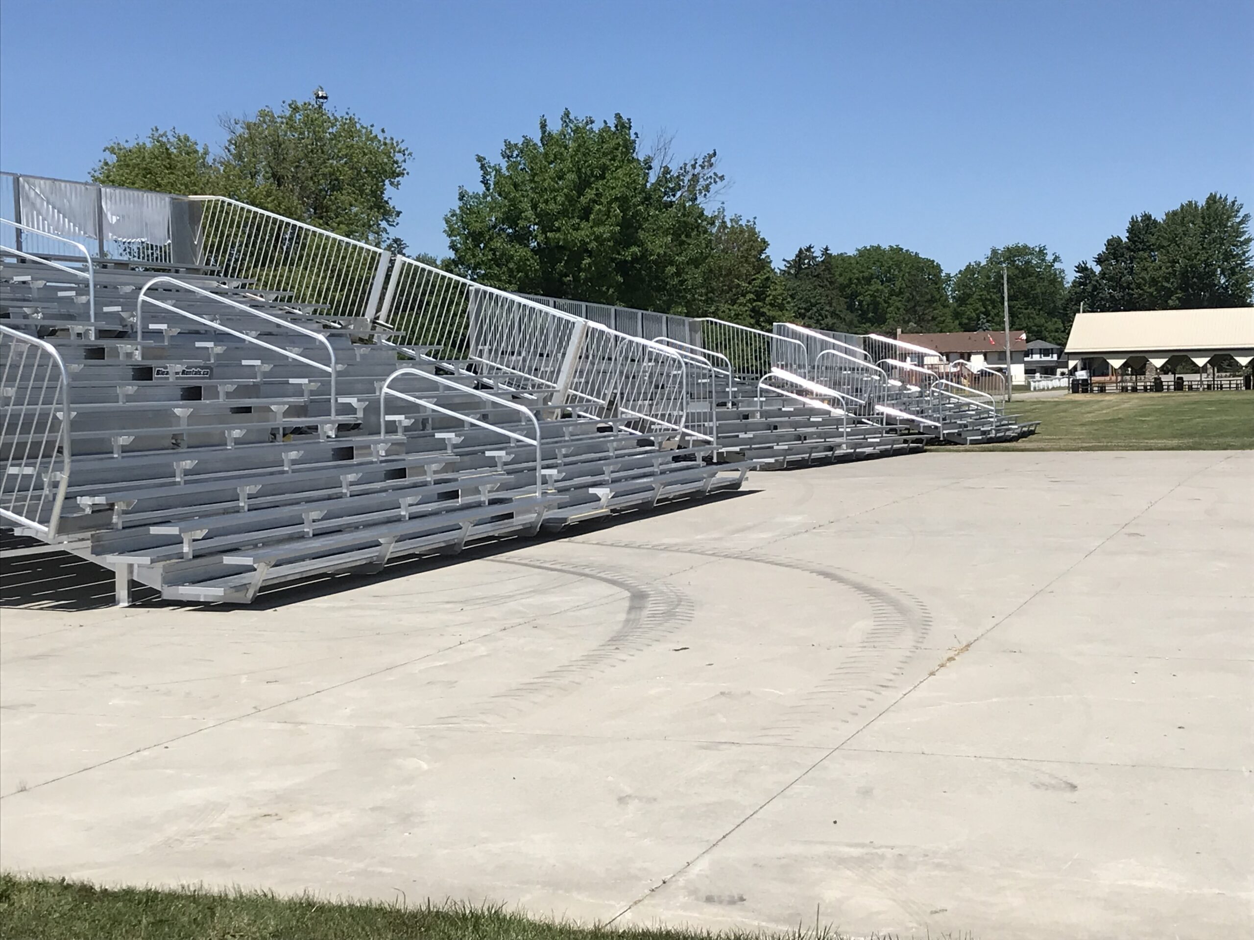 Bleacher for Shedden Tractor pull 2018