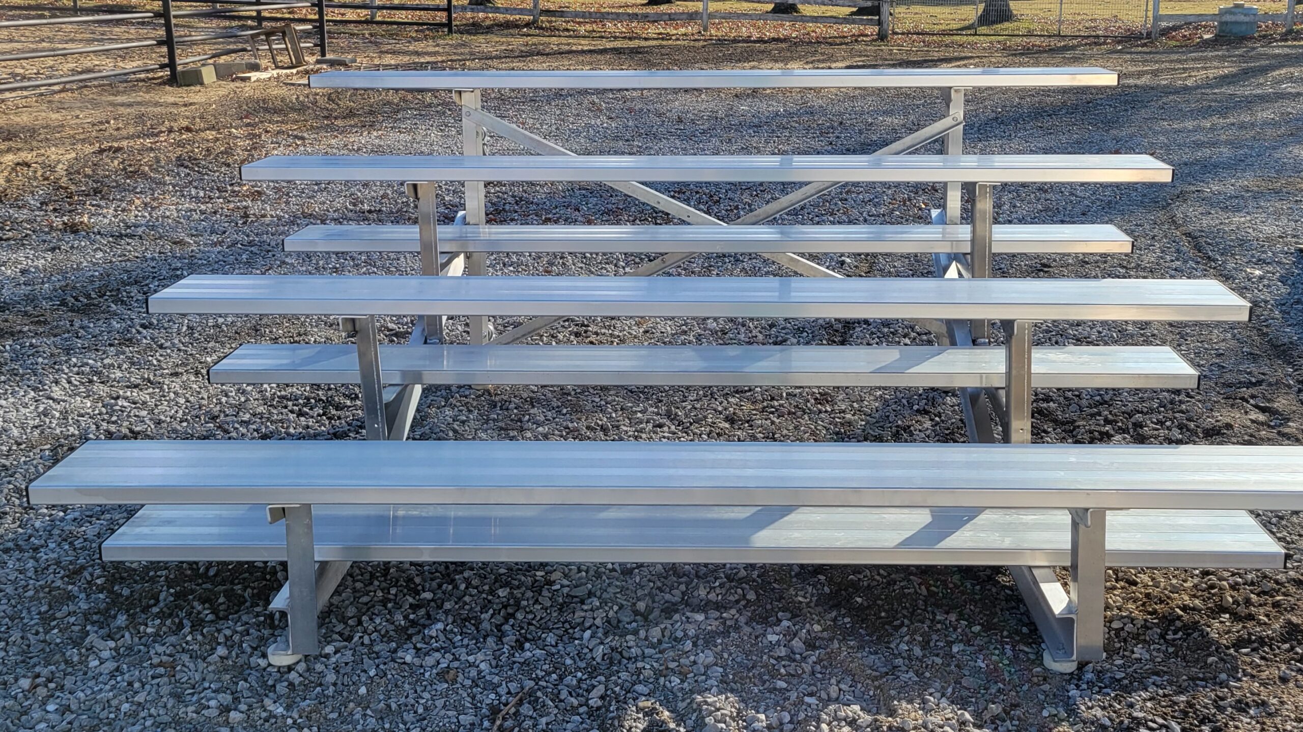4 row mobile bleacher