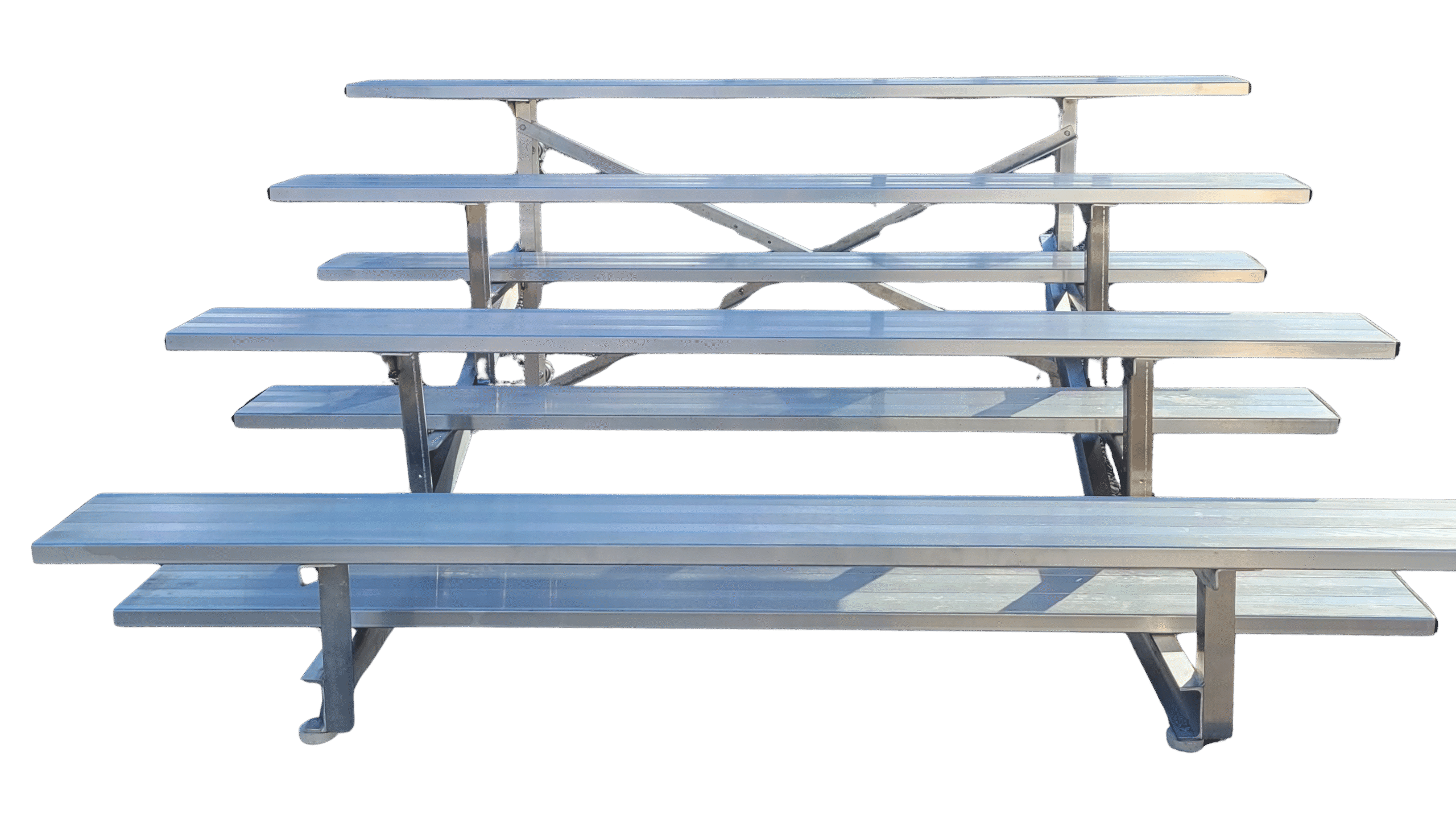4-row bleacher